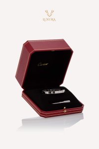 Bijuterii | CARTIER Love Bracelet 18K White Gold with 10 briliant-cut 0.96 ct Diamonds 17