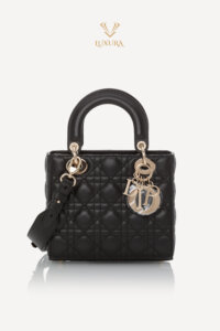 WeLove | DIOR Small Lady Dior My ABCDior Bag Black Cannage Lambskin