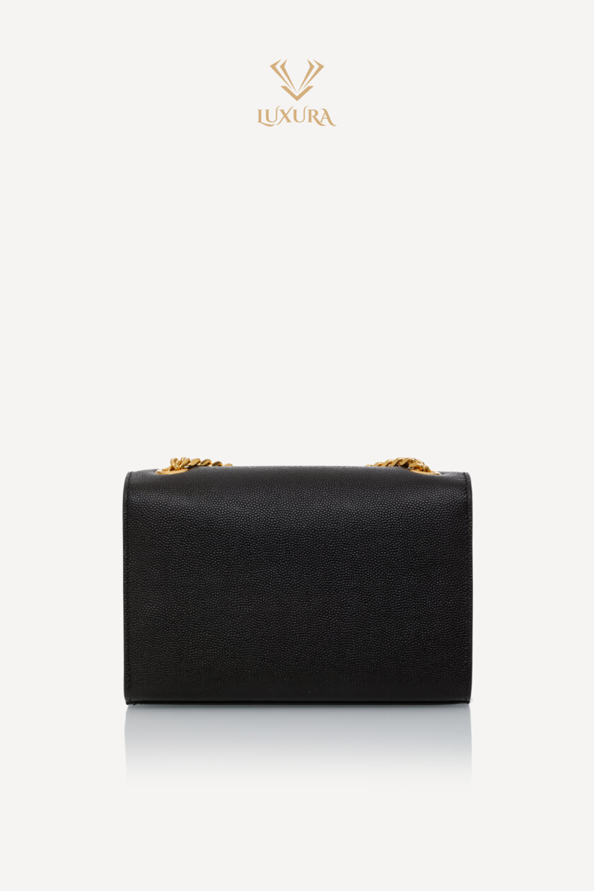 <span style="font-size: 10px; color: rgb(101, 101, 101);letter-spacing: .15em;">IN TENDINTE</span><br><strong> SAINT LAURENT </strong><br><div style="margin-top:10px; font-size:16px;">Kate Mini in Grain de Poudre Embossed Leather Black</div><br> - Image 6