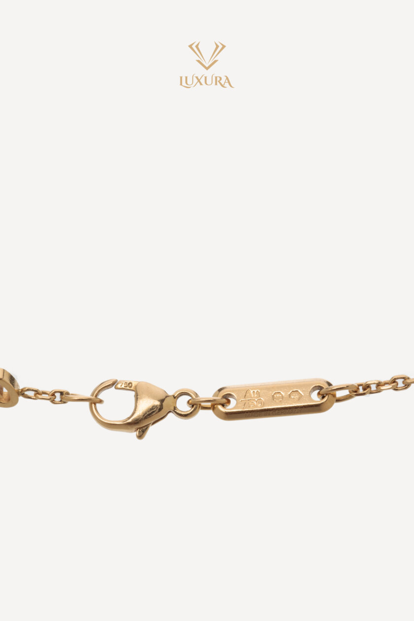 <span style="font-size: 10px; color: rgb(101, 101, 101);letter-spacing: .15em;">HARD TO FIND</span><br><strong> CHOPARD </strong><br><div style="margin-top:10px; font-size:16px;">Happy Diamonds Icons 18K Yellow Gold Bracelet </div><br> - Image 8