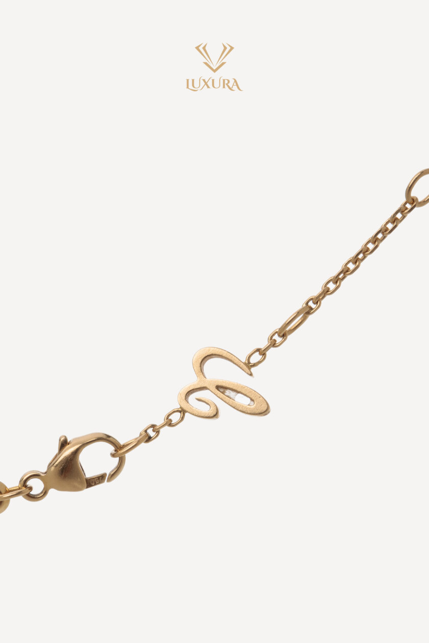 <span style="font-size: 10px; color: rgb(101, 101, 101);letter-spacing: .15em;">HARD TO FIND</span><br><strong> CHOPARD </strong><br><div style="margin-top:10px; font-size:16px;">Happy Diamonds Icons 18K Yellow Gold Bracelet </div><br> - Image 10