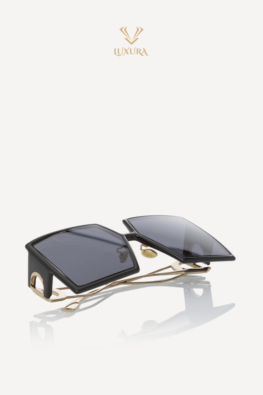 <span style="font-size: 10px; color: rgb(101, 101, 101);letter-spacing: .15em;">BEST DEAL </span><br><strong> DIOR</strong><br><div style="margin-top:10px; font-size:16px;">30 Montaigne SU Oversized Square Sunglasses Black</div><br> - Image 5