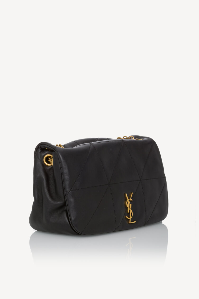 <span style="font-size: 10px; color: rgb(101, 101, 101);letter-spacing: .15em;">HARD TO FIND</span><br><strong> SAINT LAURENT </strong><br><div style="margin-top:10px; font-size:16px;">Lambskin Matelasse Monogram Small Jamie 4.3 Black</div><br> - Image 3