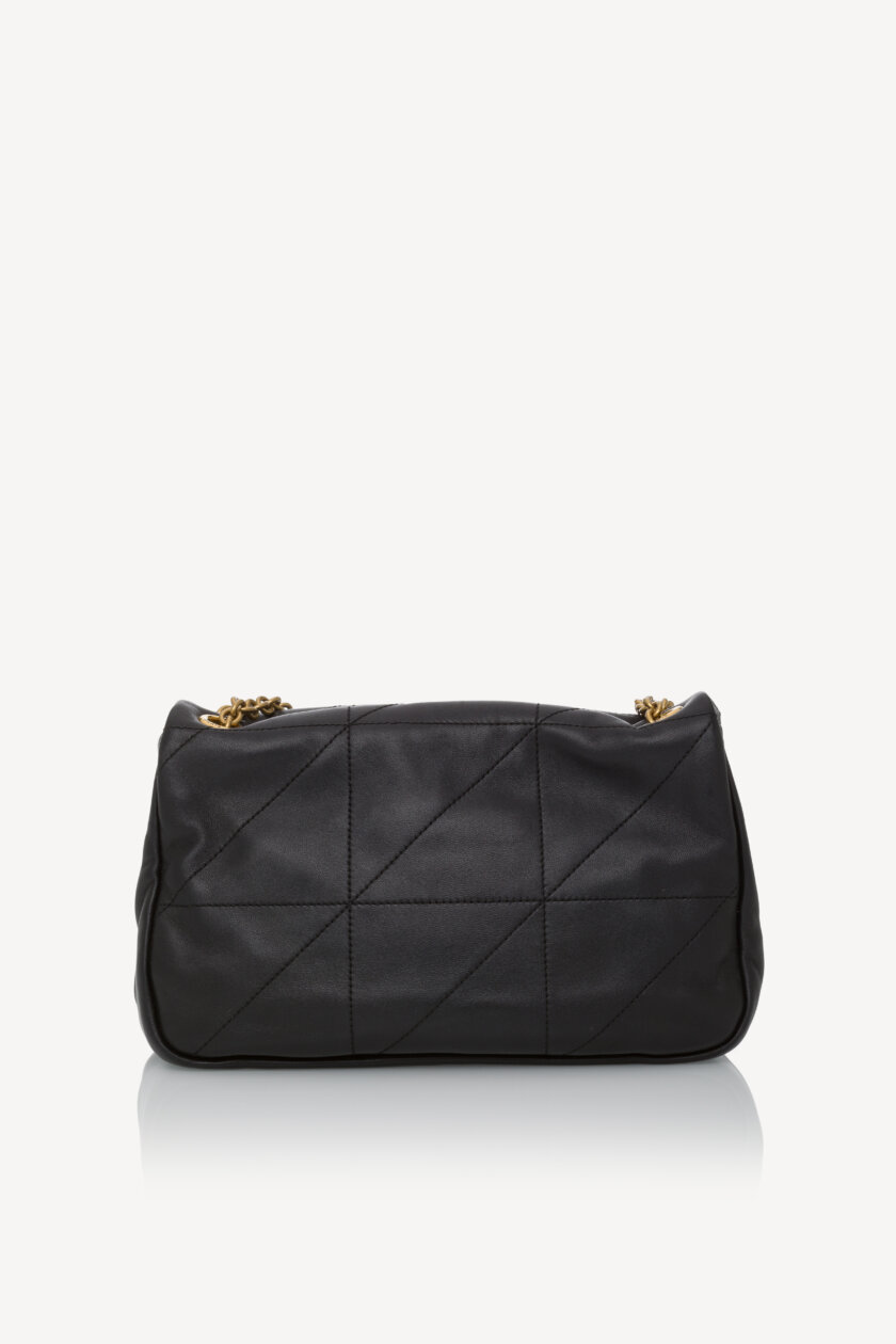 <span style="font-size: 10px; color: rgb(101, 101, 101);letter-spacing: .15em;">HARD TO FIND</span><br><strong> SAINT LAURENT </strong><br><div style="margin-top:10px; font-size:16px;">Lambskin Matelasse Monogram Small Jamie 4.3 Black</div><br> - Image 6