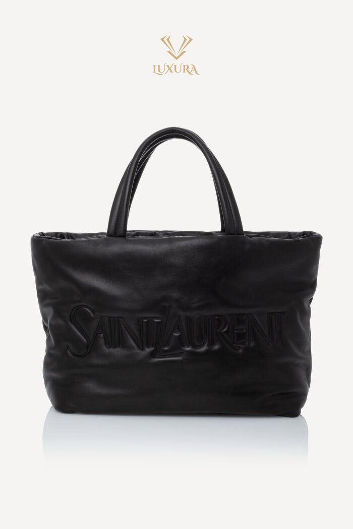 <span style="font-size: 10px; color: rgb(101, 101, 101);letter-spacing: .15em;">BEST DEAL</span><br><strong> SAINT LAURENT </strong><br><div style="margin-top:10px; font-size:16px;">Tote In Nappa Lambskin Black</div><br>