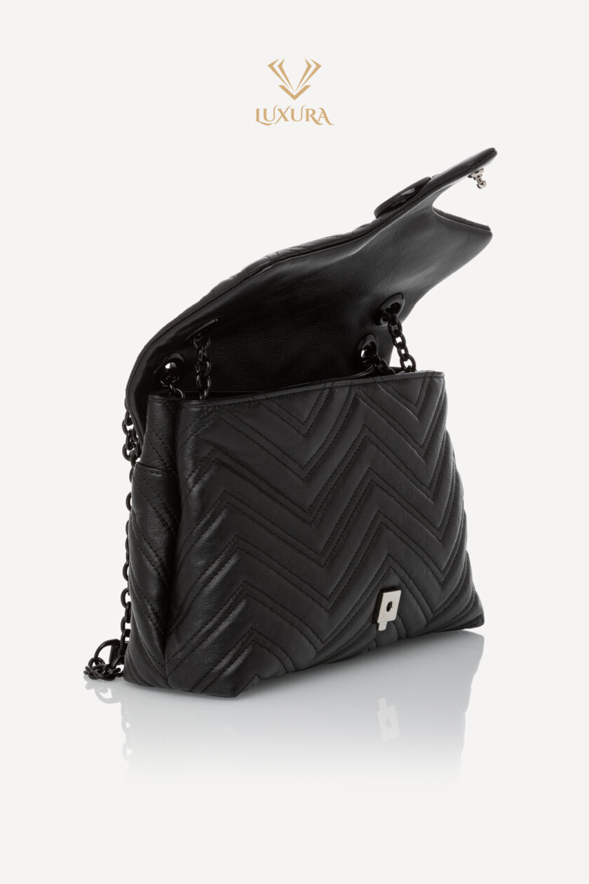 <span style="font-size: 10px; color: rgb(101, 101, 101);letter-spacing: .15em;">NEW COLLECTION</span><br><strong> GUCCI </strong><br><div style="margin-top:10px; font-size:16px;">GG Marmont Large Shoulder Bag Black Leather</div><br> - Image 8