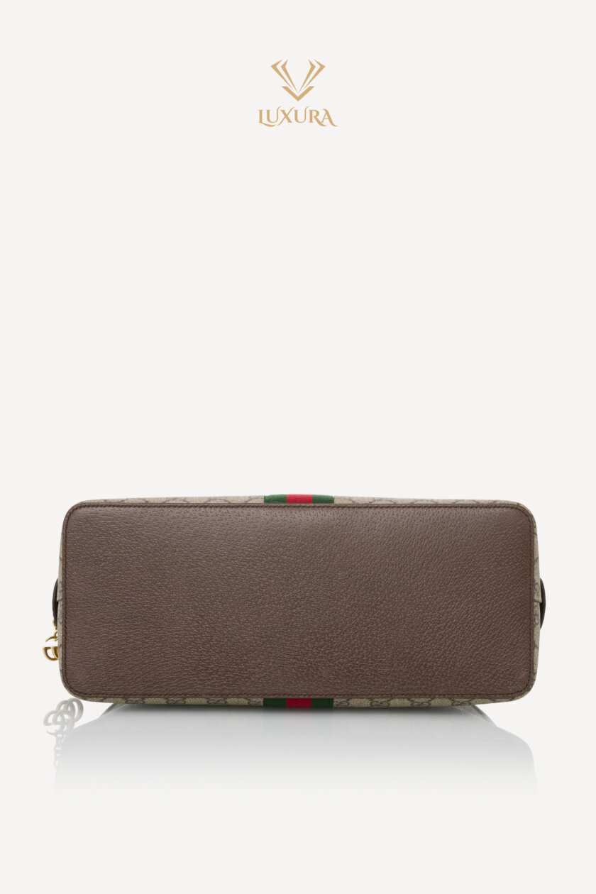 Genti | GUCCI GG Supreme Monogram Web Medium Ophidia Top Handle Dome