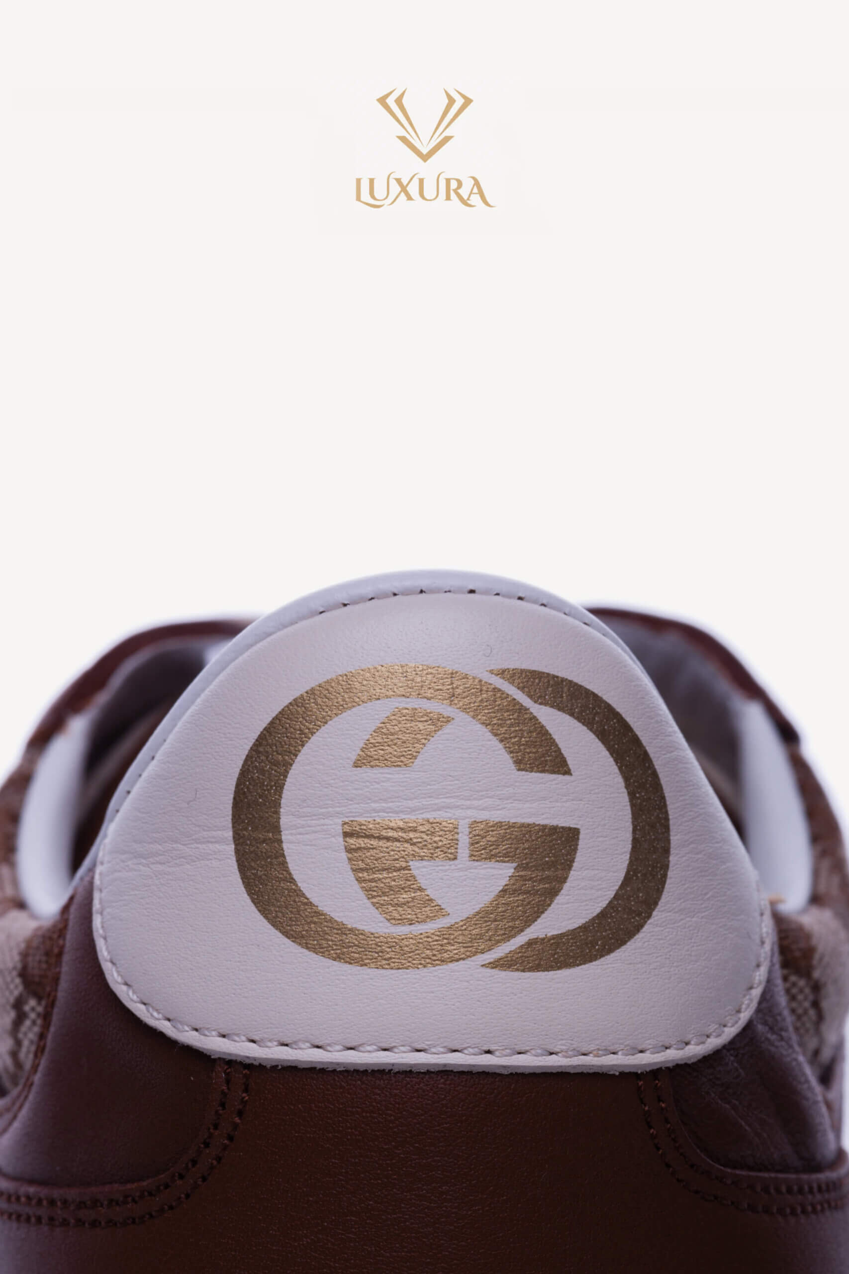 Incaltaminte | GUCCI GG leather-trimmed canvas sneakers 42