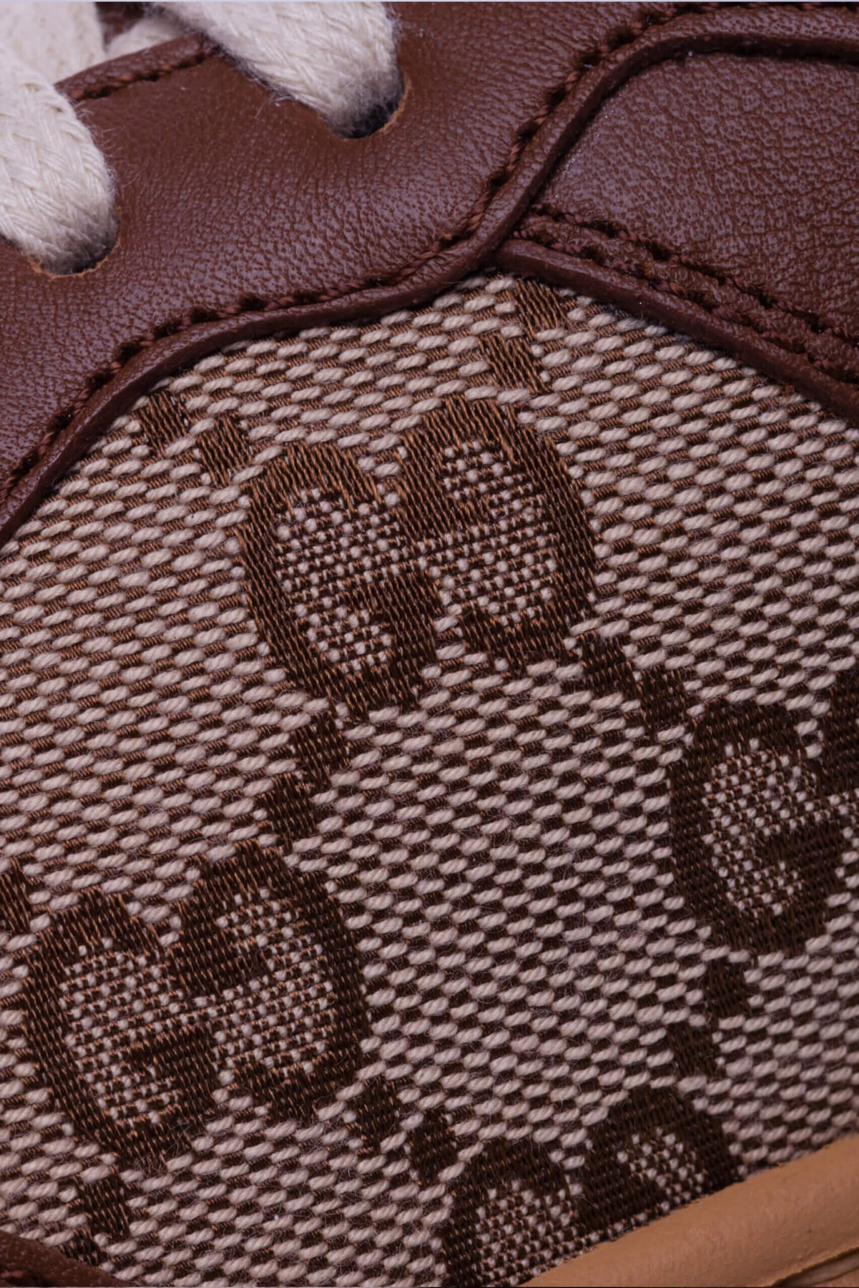 Incaltaminte | GUCCI GG leather-trimmed canvas sneakers 42