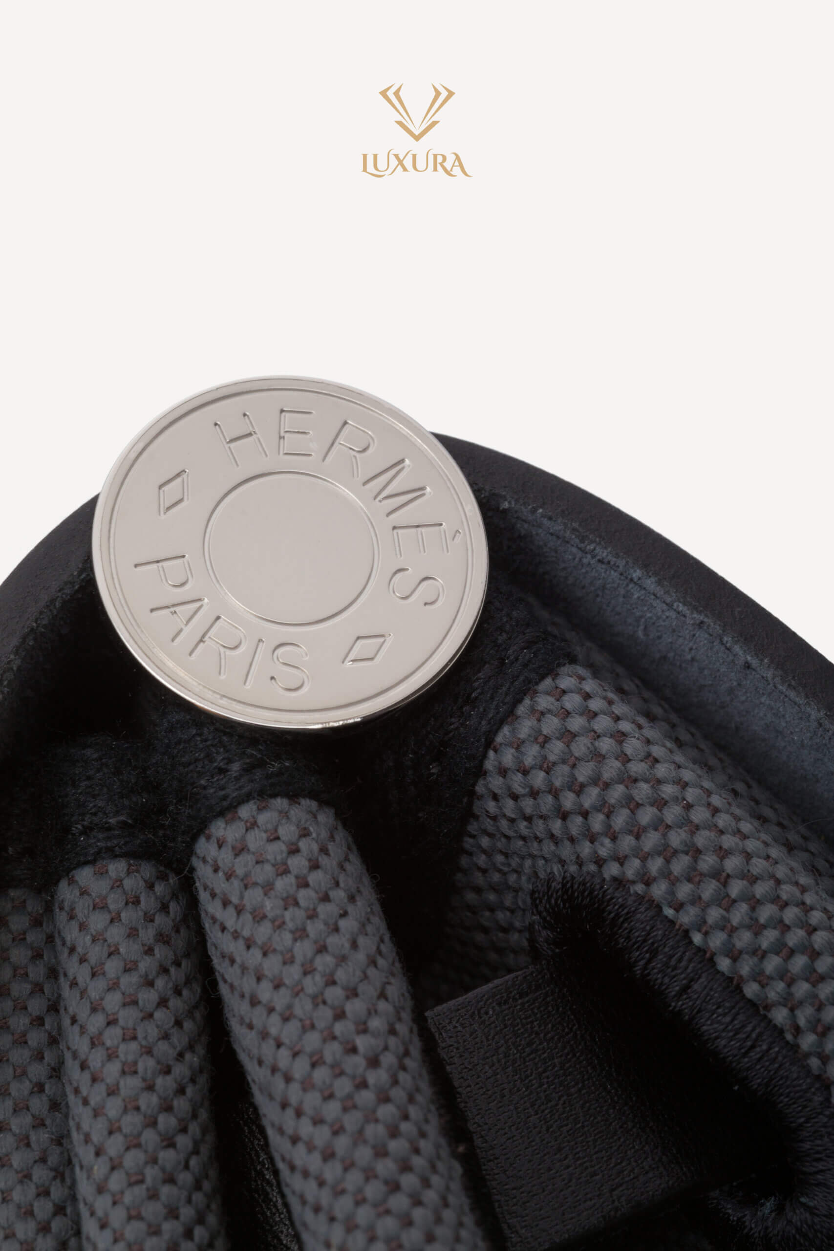 Genti | HERMES Herbag Zip 31 Laque Bag Ardoise Noir Noir