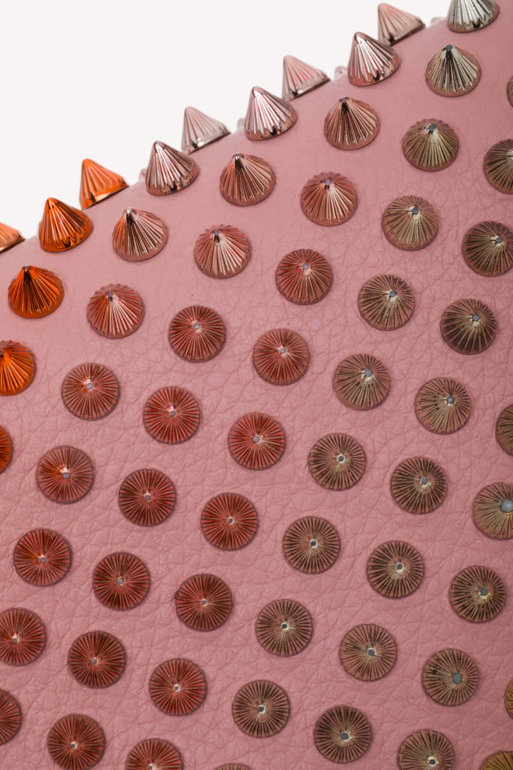 <span style="font-size: 10px; color: rgb(101, 101, 101);letter-spacing: .15em;">BEST DEAL</span><br><strong> CHRISTIAN LOUBOUTIN </strong><br><div style="margin-top:10px; font-size:16px;">Panettone Wallet Zip Around Studs Pink Leather</div><br> - Image 9