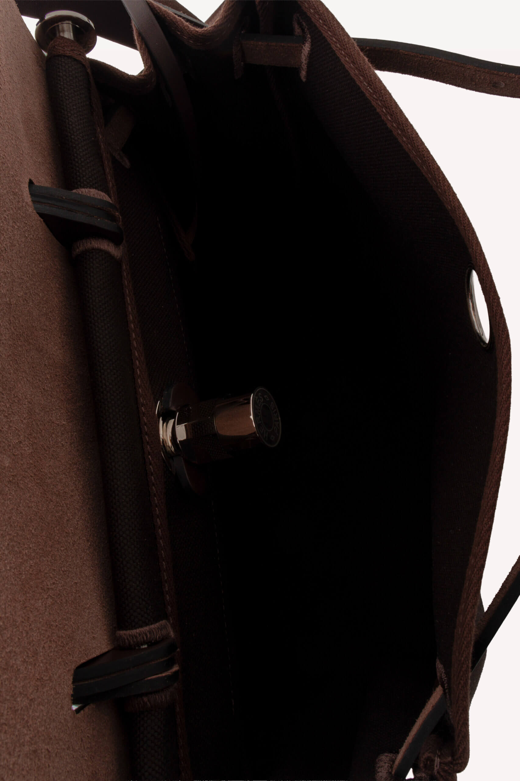 <span style="font-size: 10px; color: rgb(101, 101, 101);letter-spacing: .15em;">HARD TO FIND</span><br><strong>HERMES </strong><br><div style="margin-top:10px; font-size:16px;"> Herbag Zip RT 31 Toile Militaire Vache Hunter Dark Bronze Ebene Bag </div><br> - Image 22