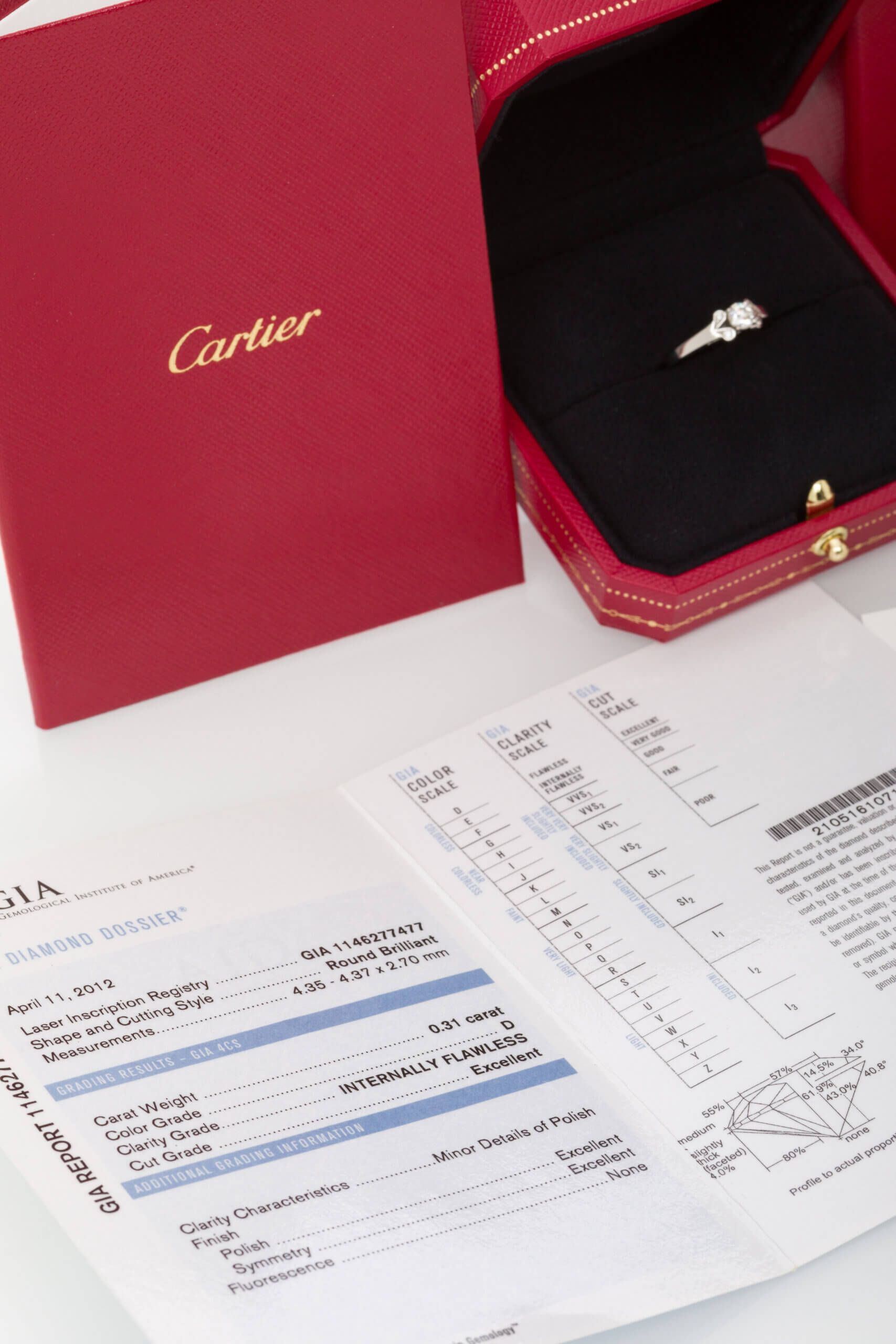 <span style="font-size: 10px; color: rgb(101, 101, 101);letter-spacing: .15em;">BEST DEAL</span><br><strong> CARTIER </strong><br><div style="margin-top:10px; font-size:16px;">Diamond Solitaire Ballerine Platinum Ring 52 </div><br> - Image 8