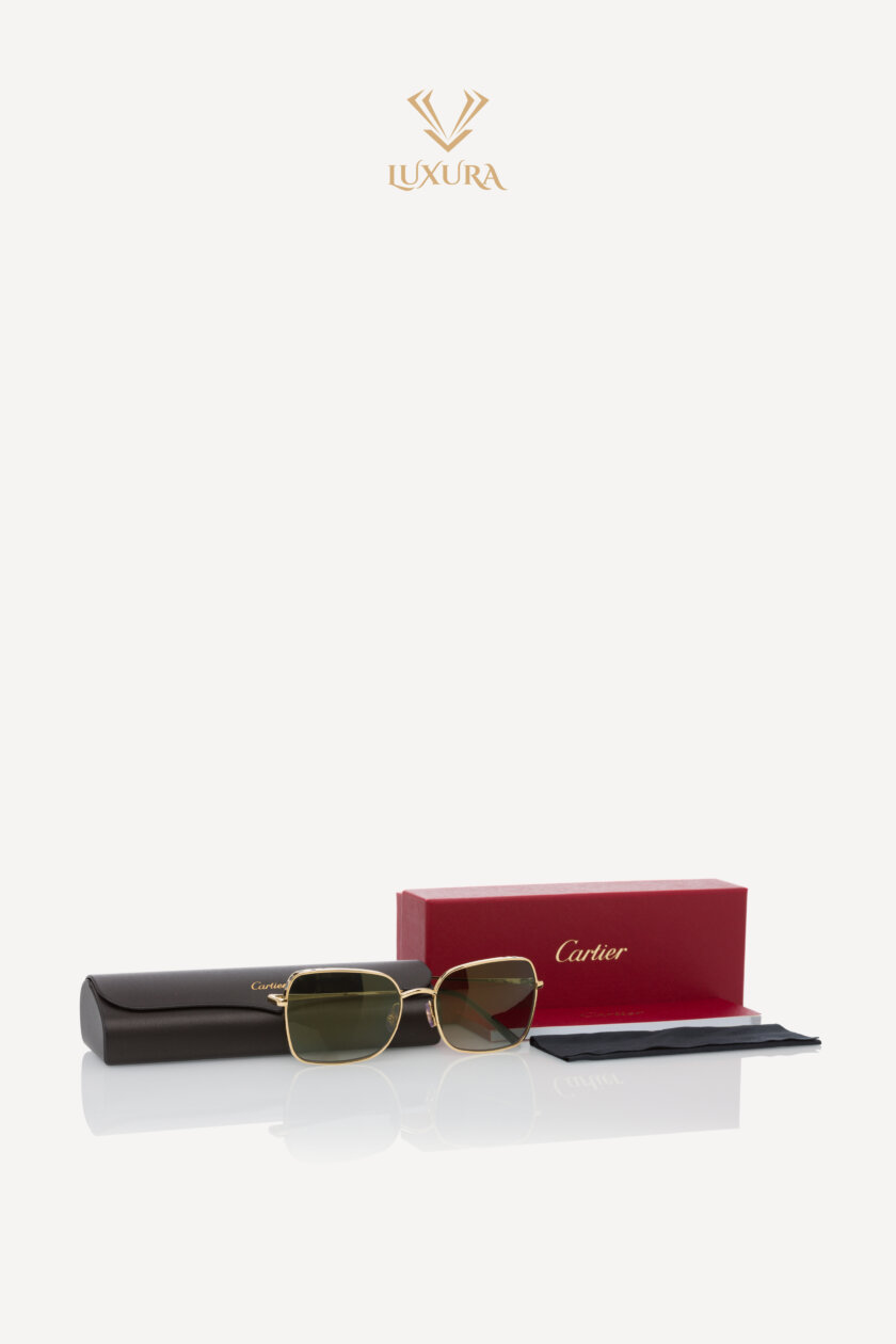<span style="font-size: 10px; color: rgb(101, 101, 101);letter-spacing: .15em;">BEST DEAL </span><br><strong> CARTIER</strong><br><div style="margin-top:10px; font-size:16px;">Panthere De Cartier gold-tone square-frame Sunglasses</div><br> - Image 2