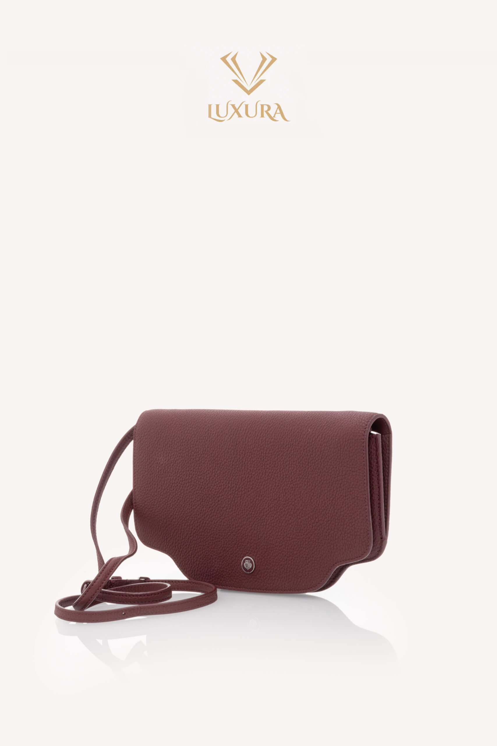 <span style="font-size: 10px; color: rgb(101, 101, 101);letter-spacing: .15em;">HARD TO FIND</span><br><strong> LORO PIANA </strong><br><div style="margin-top:10px; font-size:16px;"> Sesia Leather Crossbody Wallet Burgundy </div><br> - Image 2