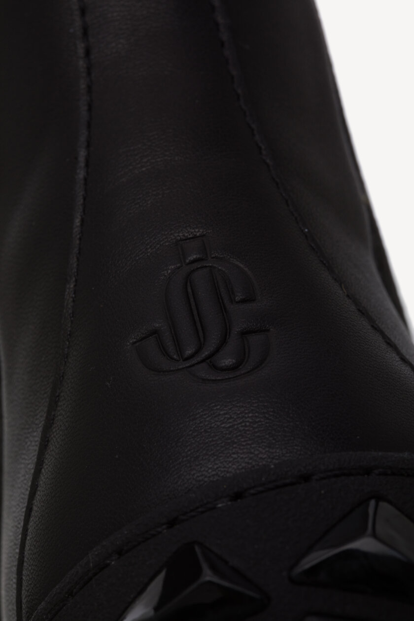 <span style="font-size: 10px; color: rgb(101, 101, 101);letter-spacing: .15em;">BEST DEAL</span><br><strong> JIMMY CHOO </strong><br><div style="margin-top:10px; font-size:16px;"> Diamond X Chelsea Boots Black Leather Sole 38.5 </div><br> - Image 10