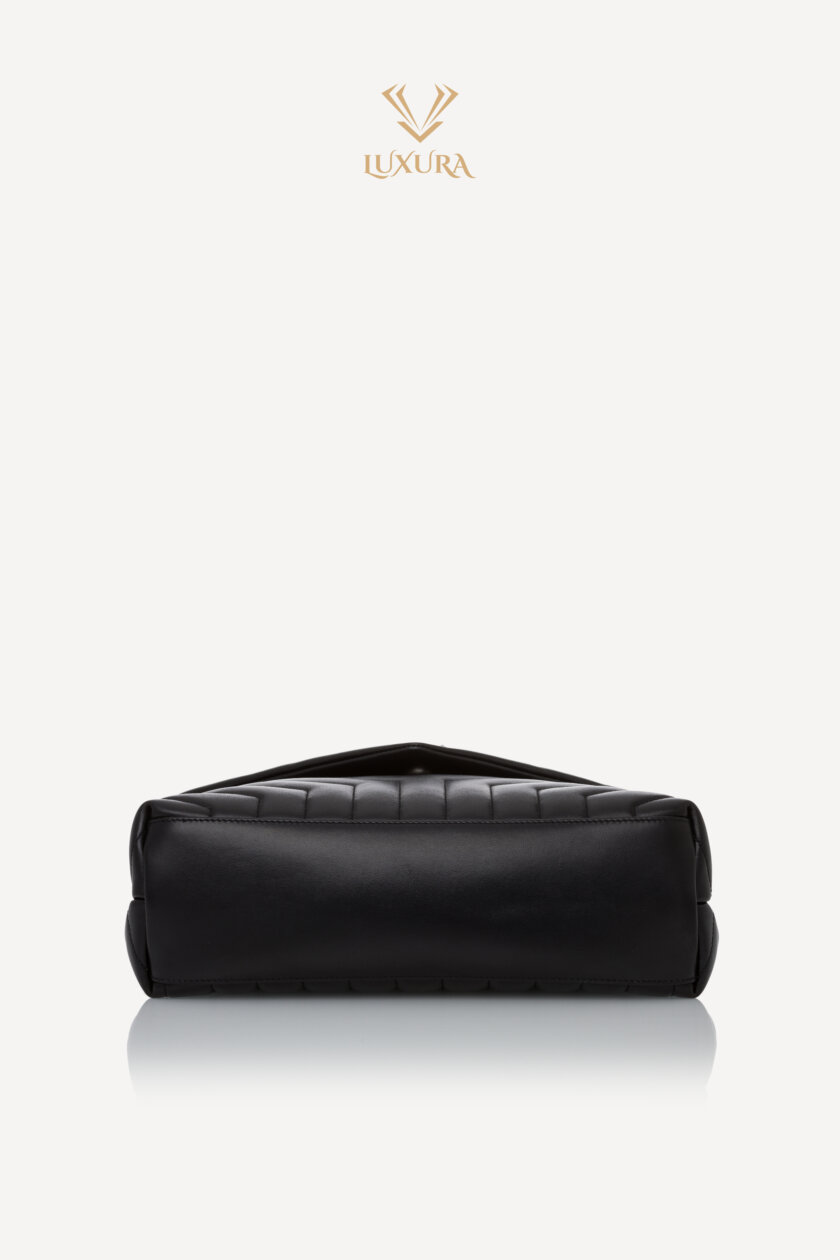 <span style="font-size: 10px; color: rgb(101, 101, 101);letter-spacing: .15em;">BEST DEAL</span><br><strong> SAINT LAURENT </strong><br><div style="margin-top:10px; font-size:16px;"> Calfskin Y Quilted Monogram Medium Loulou Chain Satchel Black </div><br> - Image 23
