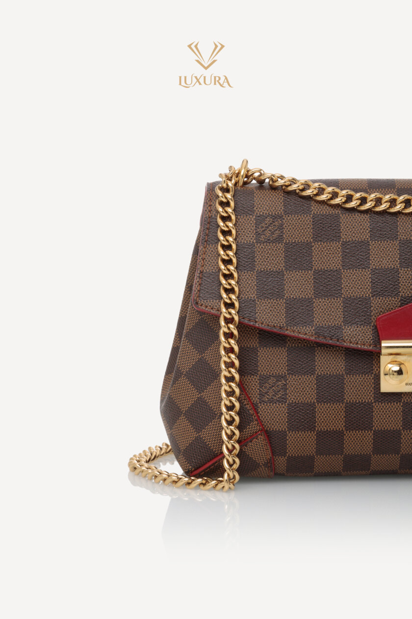 <span style="font-size: 10px; color: rgb(101, 101, 101);letter-spacing: .15em;">HARD TO FIND</span><br><strong> LOUIS VUITTON </strong><br><div style="margin-top:10px; font-size:16px;"> Damier Ebene Caissa Clutch Cherry </div><br> - Image 10