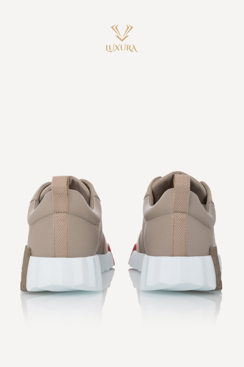 <span style="font-size: 10px; color: rgb(101, 101, 101);letter-spacing: .15em;">HARD TO FIND</span><br><strong> HERMES </strong><br><div style="margin-top:10px; font-size:16px;"> Bouncing Sneaker Beige Galet 39</div><br> - Image 5