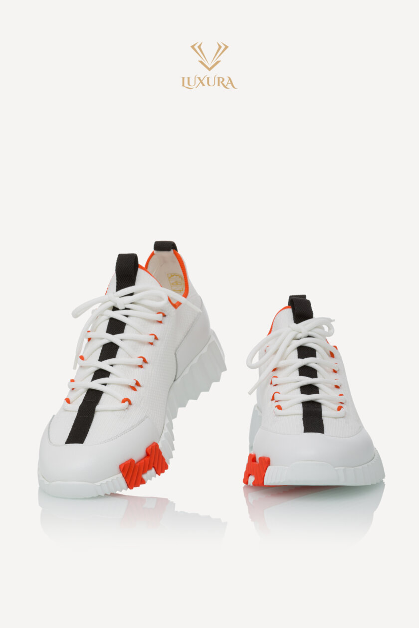 <span style="font-size: 10px; color: rgb(101, 101, 101);letter-spacing: .15em;">HARD TO FIND</span><br><strong> HERMES </strong><br><div style="margin-top:10px; font-size:16px;"> Lift Slip-on Sneaker Multicolore Blanc 38</div><br> - Image 4