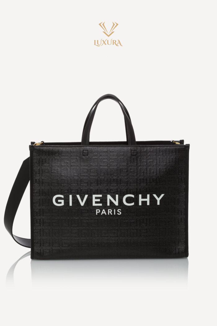 <span style="font-size: 10px; color: rgb(101, 101, 101);letter-spacing: .15em;"> BEST DEAL </span><br><strong> GIVENCHY </strong><br><div style="margin-top:10px; font-size:16px;"> G-Tote Medium Black Bag </div><br>
