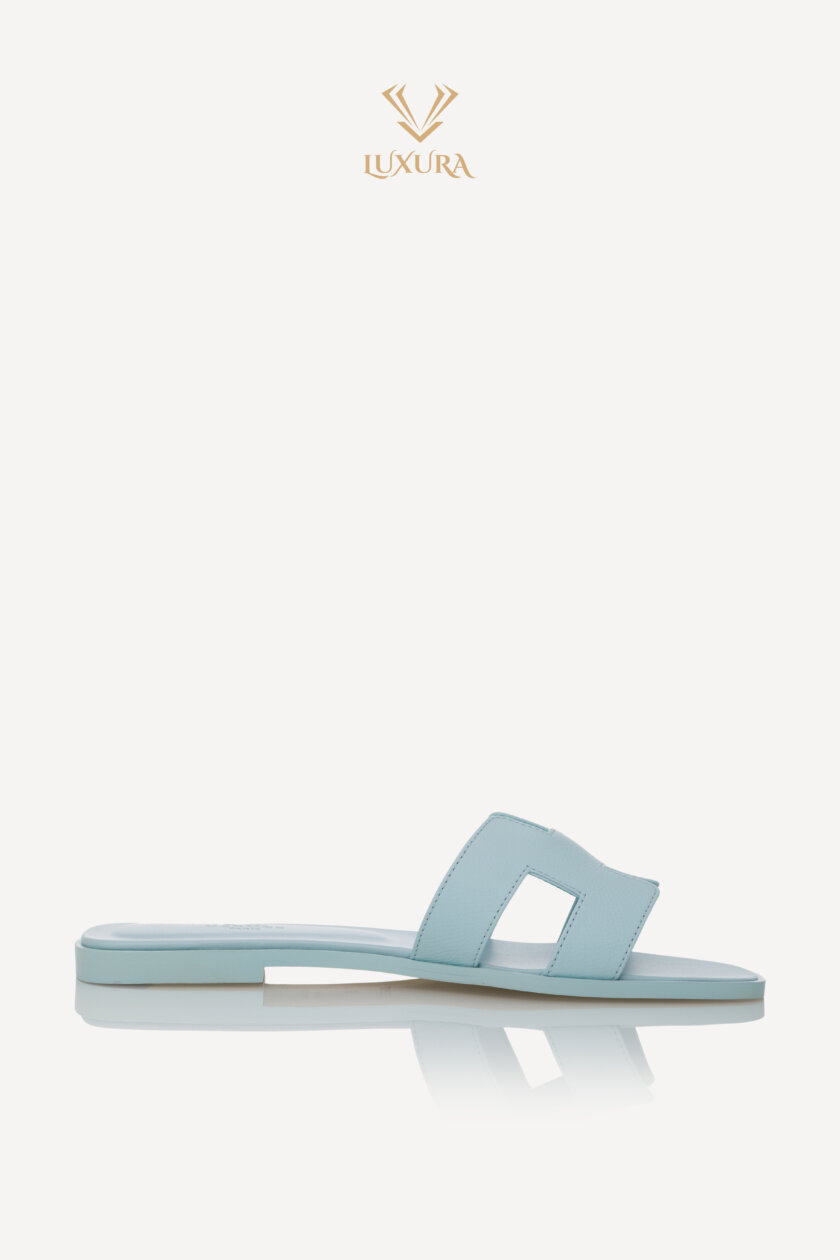 Incaltaminte | HERMES Oran Sandals Bleu Brume 39 ( true size 38 )