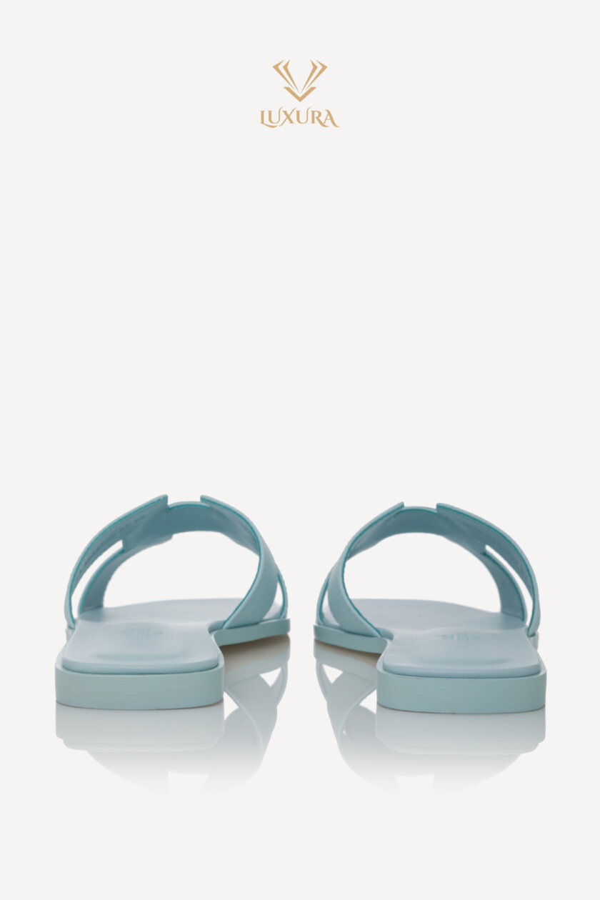 Incaltaminte | HERMES Oran Sandals Bleu Brume 39 ( true size 38 )