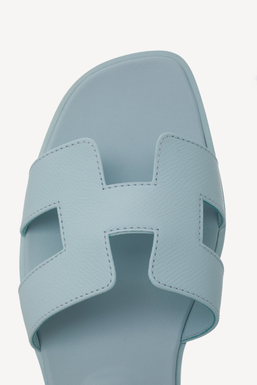 Incaltaminte | HERMES Oran Sandals Bleu Brume 39 ( true size 38 )