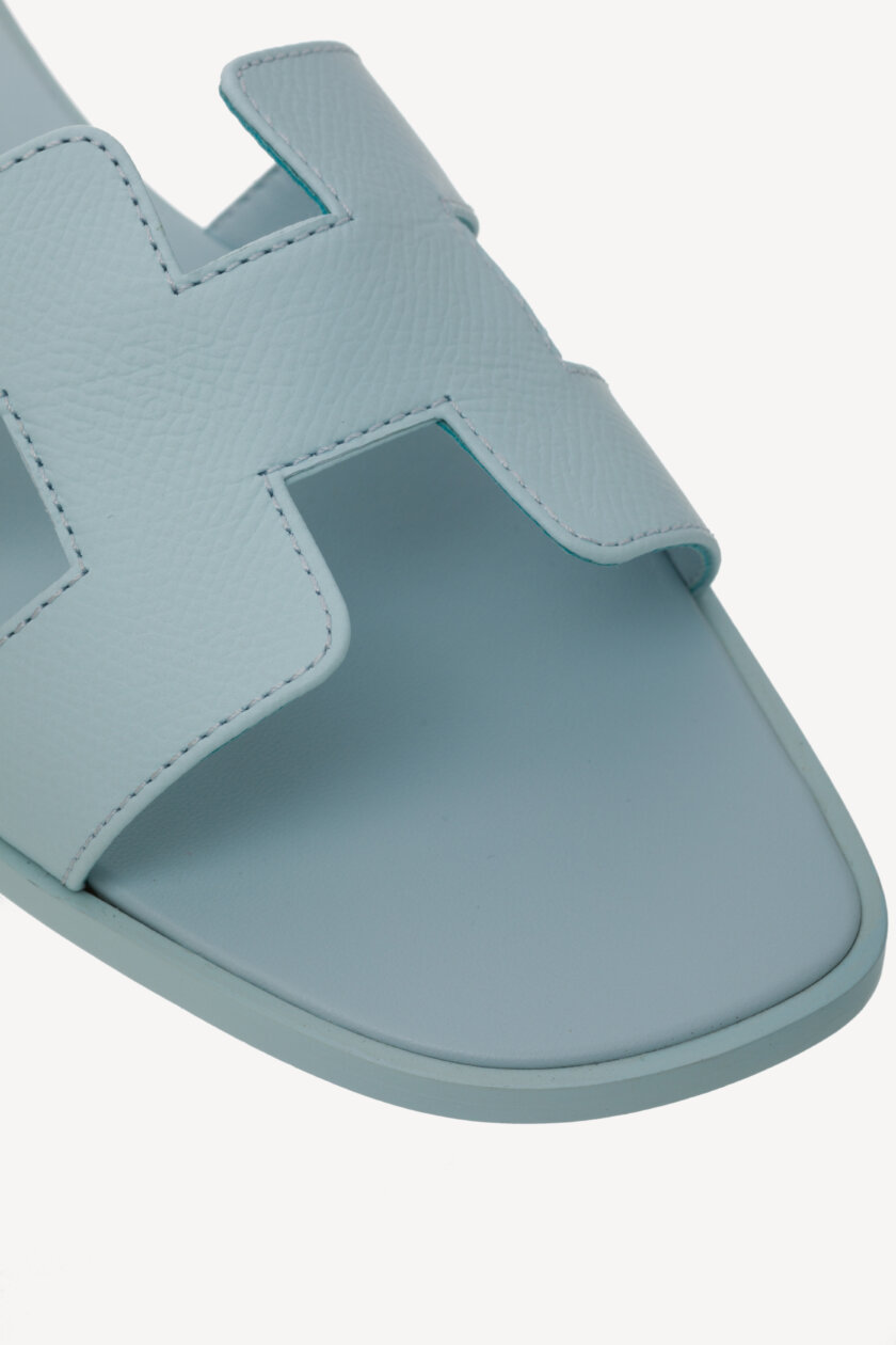 Incaltaminte | HERMES Oran Sandals Bleu Brume 39 ( true size 38 )