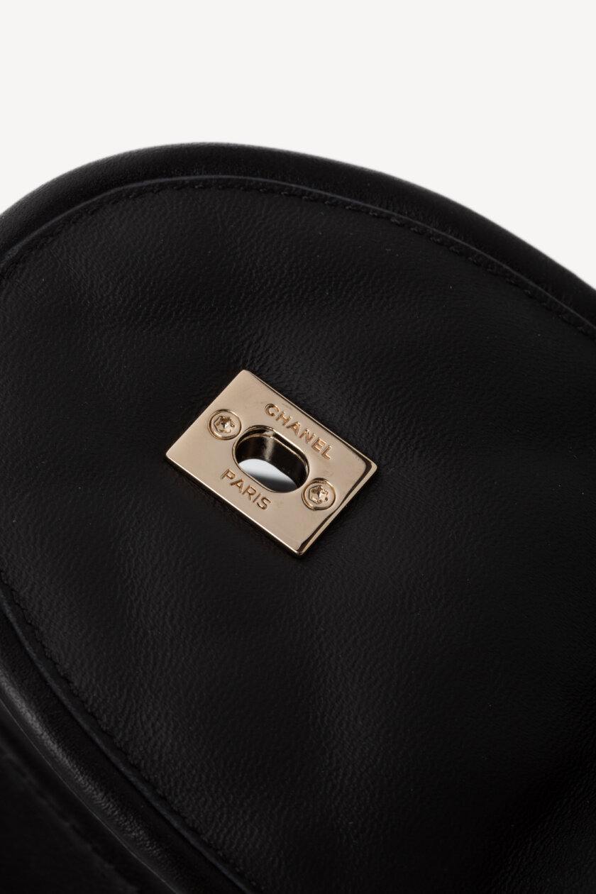 Incaltaminte | CHANEL Black Leather Turnlock Loafers 35