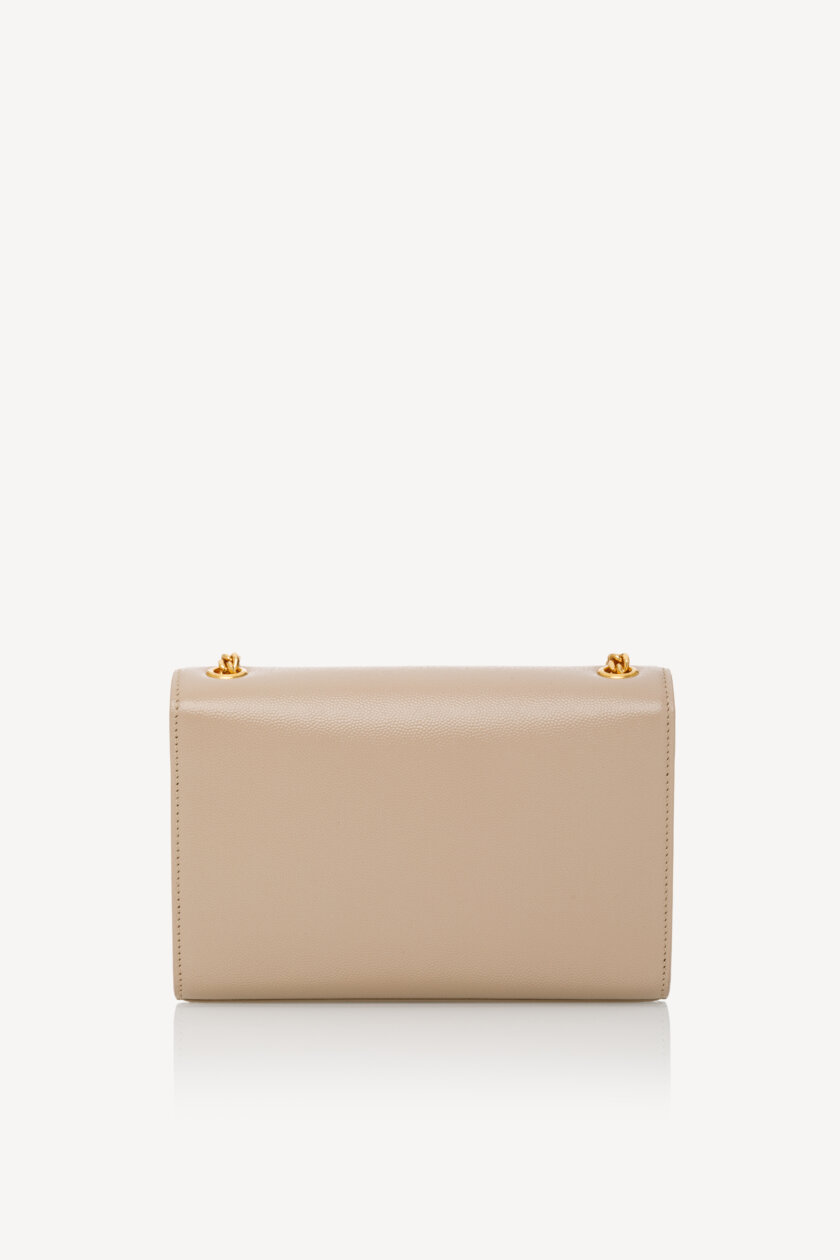 <span style="font-size: 10px; color: rgb(101, 101, 101);letter-spacing: .15em;">IN TENDINTE</span><br><strong> SAINT LAURENT </strong><br><div style="margin-top:10px; font-size:16px;">Kate Small in Grain de Poudre Embossed Leather Dark Beige</div><br> - Image 6