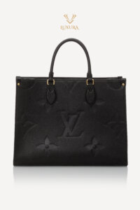 Genti | LOUIS VUITTON OnTheGo MM Tote Bag Noire Obscure M45595