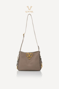 Genti | VALENTINO Alltime Hobo Bag in Grainy Calfskin
