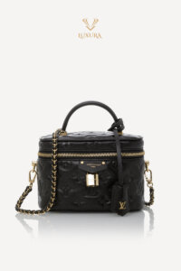 Tote Bags | LOUIS VUITTON Vanity Bag PM Monogram Empreinte Black Leather M25123