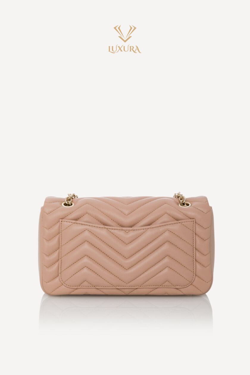 <span style="font-size: 10px; color: rgb(101, 101, 101);letter-spacing: .15em;">NEW COLLECTION</span><br><strong> GUCCI </strong><br><div style="margin-top:10px; font-size:16px;">GG Marmont Medium Shoulder Bag Beige Poudre</div><br> - Image 6