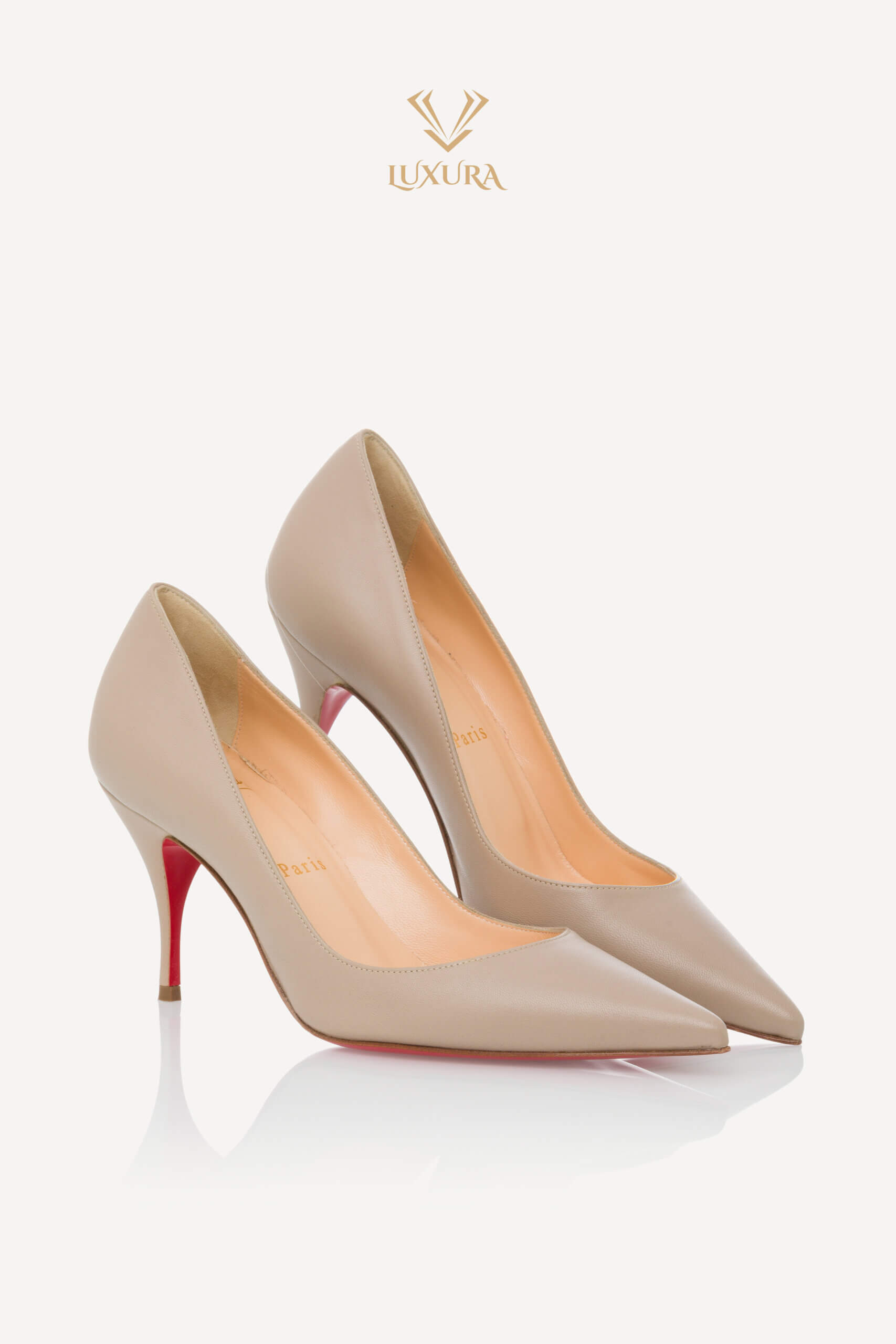 <span style="font-size: 10px; color: rgb(101, 101, 101);letter-spacing: .15em;">BEST DEAL </span><br><strong>CHRISTIAN LOUBOUTIN </strong><br><div style="margin-top:10px; font-size:16px;"> Clare 80 Nappa 36.5 </div><br> - Image 3