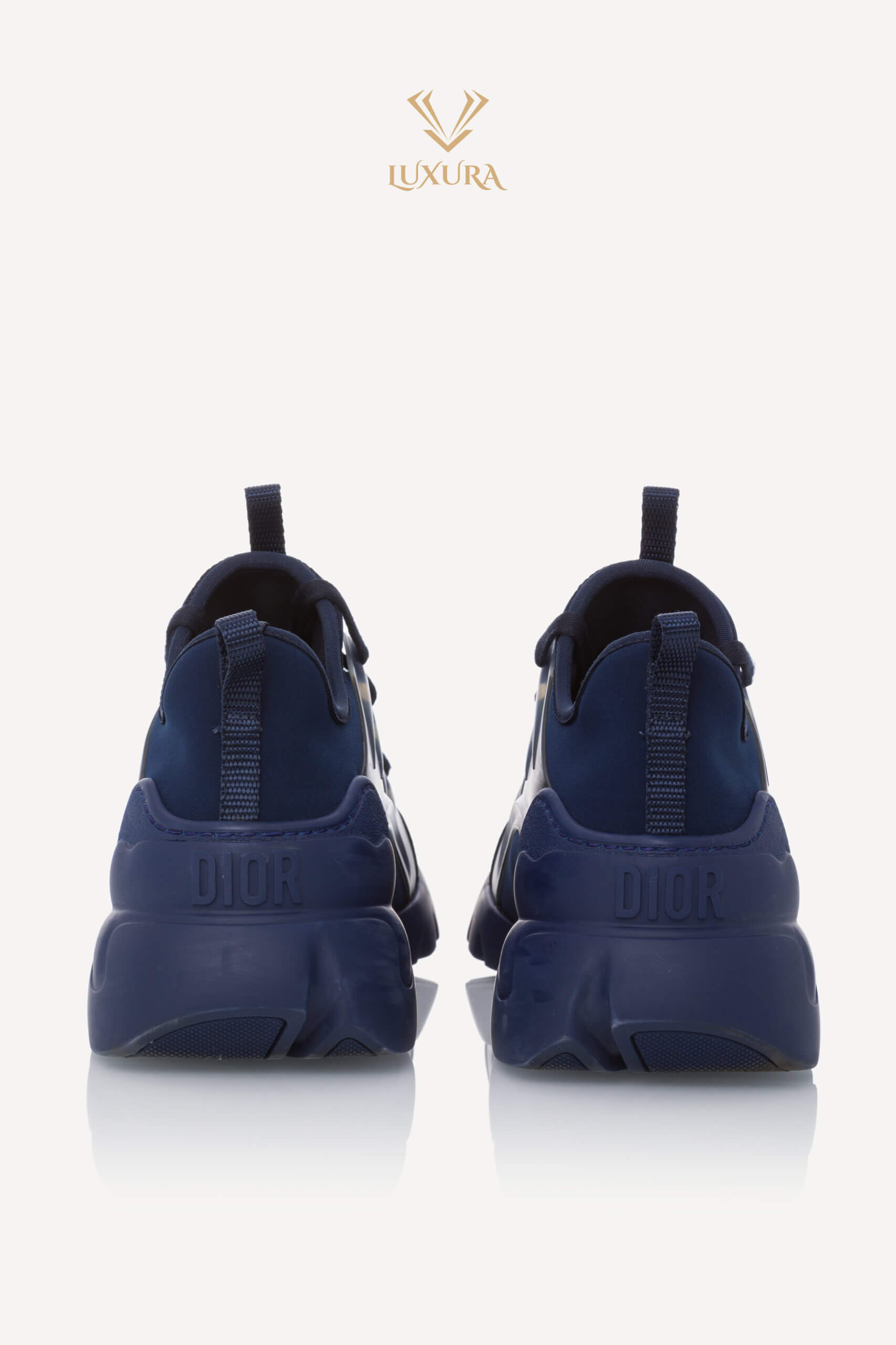 <span style="font-size: 10px; color: rgb(101, 101, 101);letter-spacing: .15em;">BEST DEAL</span><br><strong> DIOR </strong><br><div style="margin-top:10px; font-size:16px;"> Neoprene Rubber D-Connect Sneakers Indigo Blue 37 </div><br> - Image 5