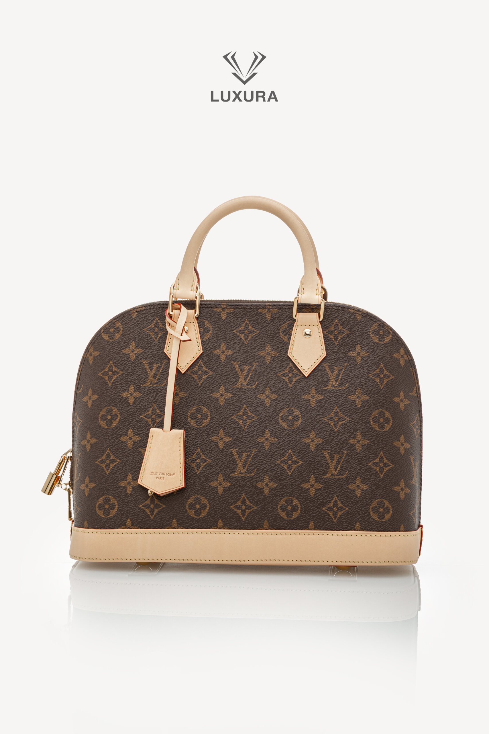 <span style="font-size: 10px;letter-spacing: .15em">HARD TO FIND</span><br> <strong>LOUIS VUITTON</strong><br> <div style="margin-top:10px;font-size:16px">Alma PM Monogram Canvas Bag M53151</div><br> - Image 4