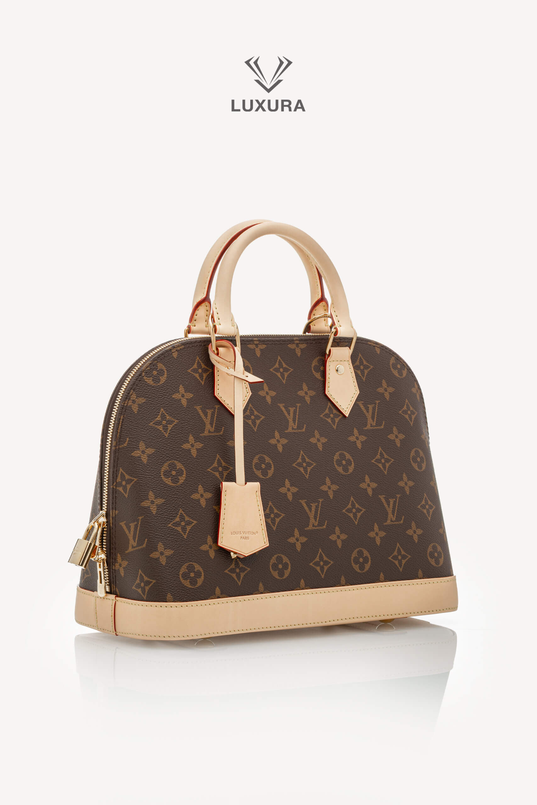 <span style="font-size: 10px;letter-spacing: .15em">HARD TO FIND</span><br> <strong>LOUIS VUITTON</strong><br> <div style="margin-top:10px;font-size:16px">Alma PM Monogram Canvas Bag M53151</div><br> - Image 3