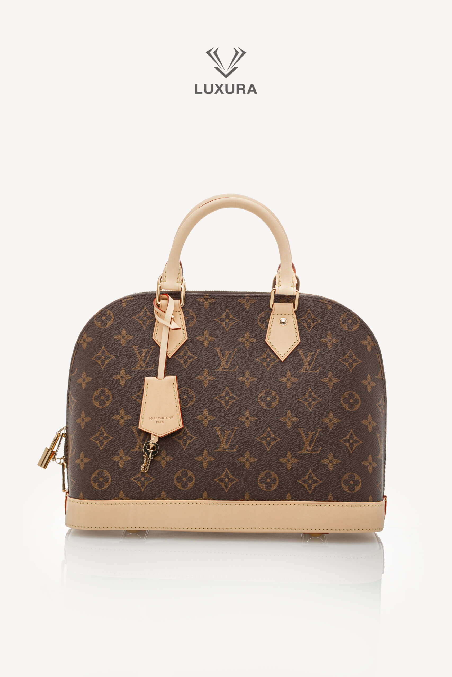 <span style="font-size: 10px;letter-spacing: .15em">HARD TO FIND</span><br> <strong>LOUIS VUITTON</strong><br> <div style="margin-top:10px;font-size:16px">Alma PM Monogram Canvas Bag M53151</div><br> - Image 6