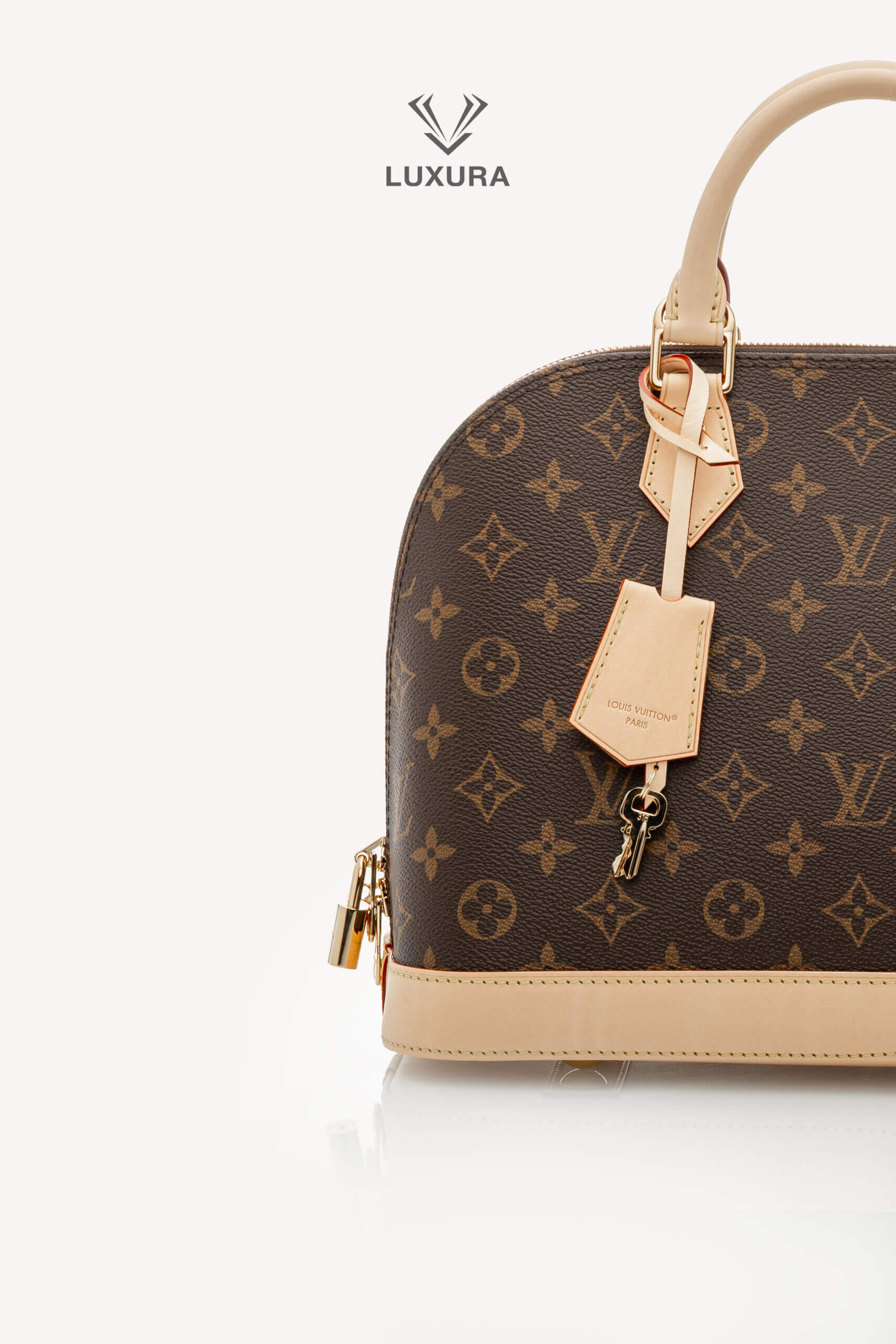 <span style="font-size: 10px;letter-spacing: .15em">HARD TO FIND</span><br> <strong>LOUIS VUITTON</strong><br> <div style="margin-top:10px;font-size:16px">Alma PM Monogram Canvas Bag M53151</div><br> - Image 8