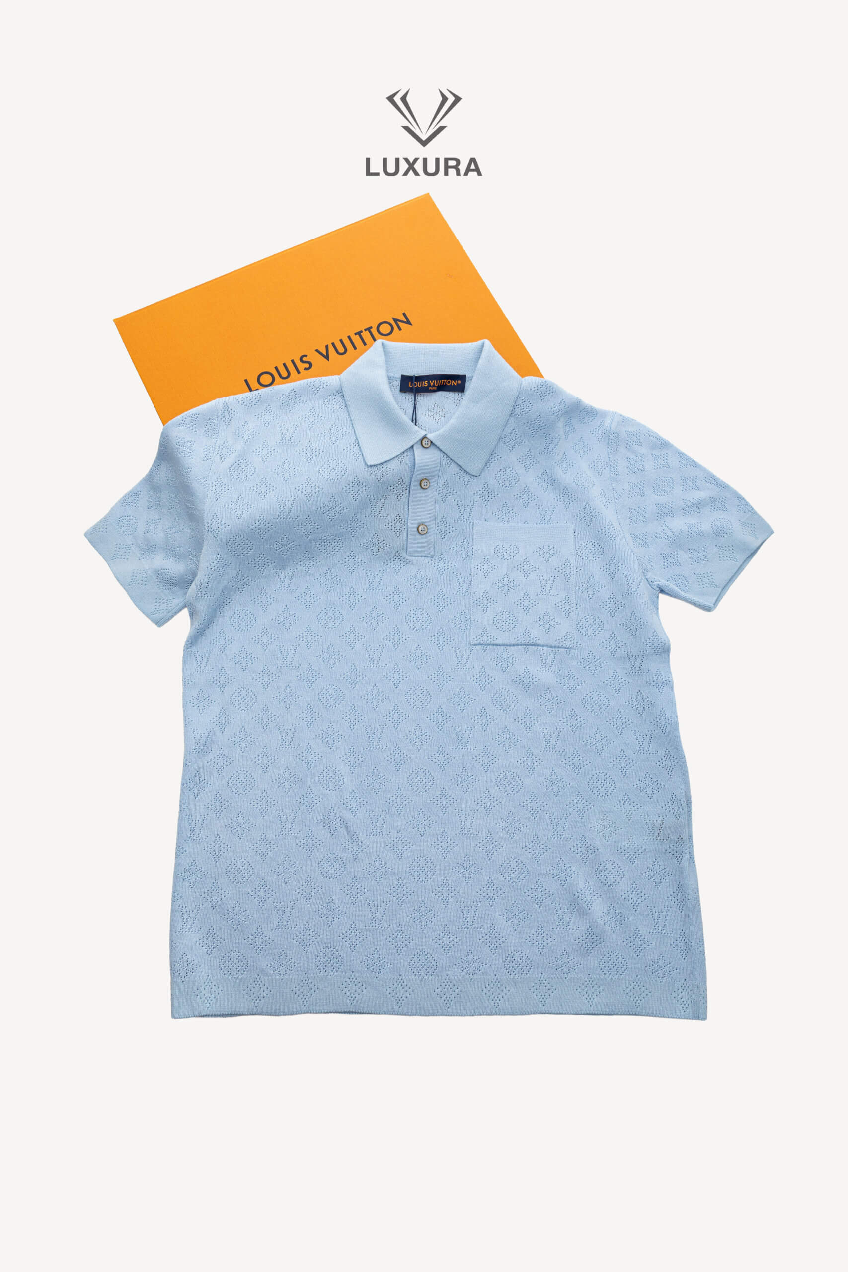 Imbracaminte | LOUIS VUITTON Polo Shirt Blue S ( true size M )