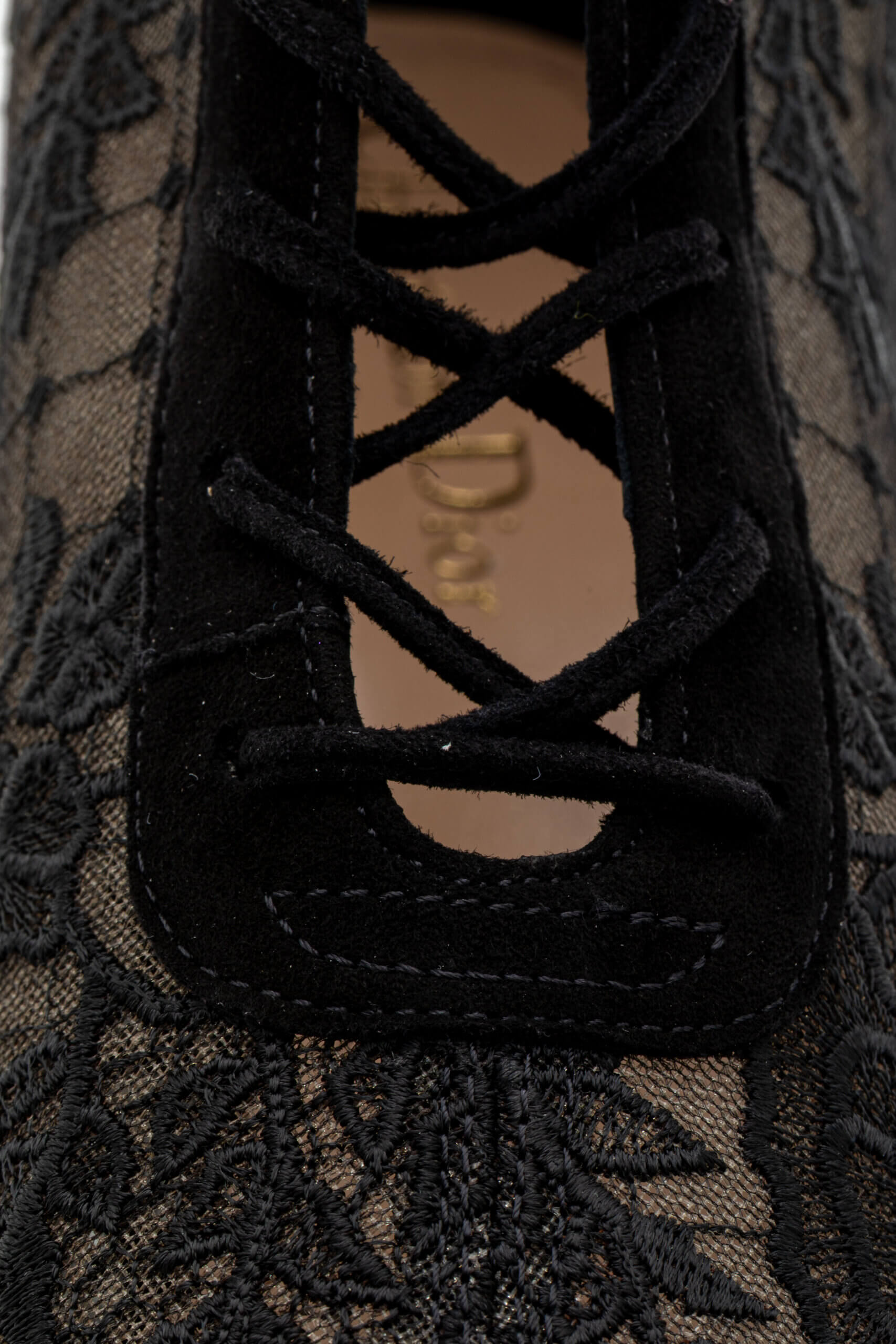 <span style="font-size: 10px;letter-spacing: .15em"></span><br> <strong>DIOR</strong><br> <div style="margin-top:10px;font-size:16px">Naughtily-D Heeled Ankle Boot Transparent Mesh with Black Dior Roses 38.5 </div><br> - Image 19