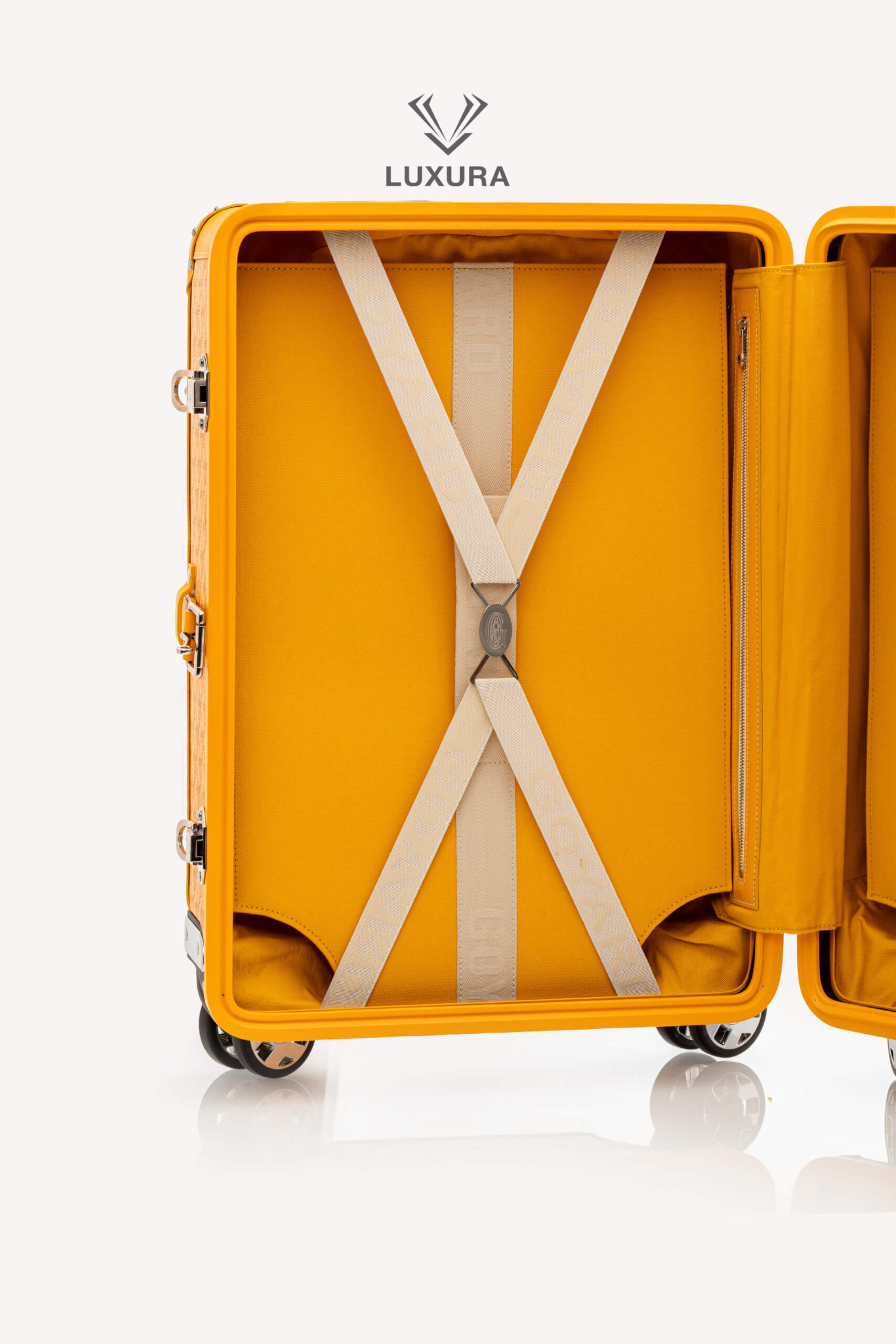 <span style="font-size: 10px;letter-spacing: .15em">HARD TO FIND</span><br> <strong>GOYARD</strong><br> <div style="margin-top:10px;font-size:16px">Bourget PM Trolley Case Yellow</div><br> - Image 9
