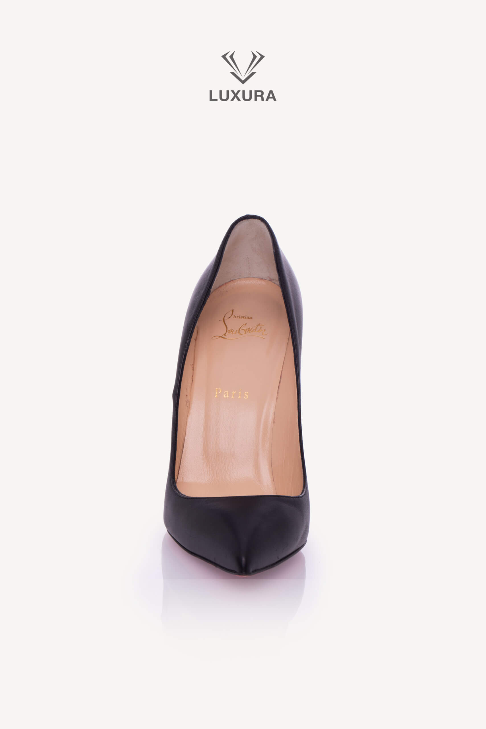 <span style="font-size: 10px;letter-spacing: .15em">BEST DEAL</span><br>            <strong>CHRISTIAN LOUBOUTIN</strong><br>            <div style="margin-top:10px;font-size:16px">Shinny Nappa Pigalle Folies 100 Pumps Black 39.5</div><br> - Image 11
