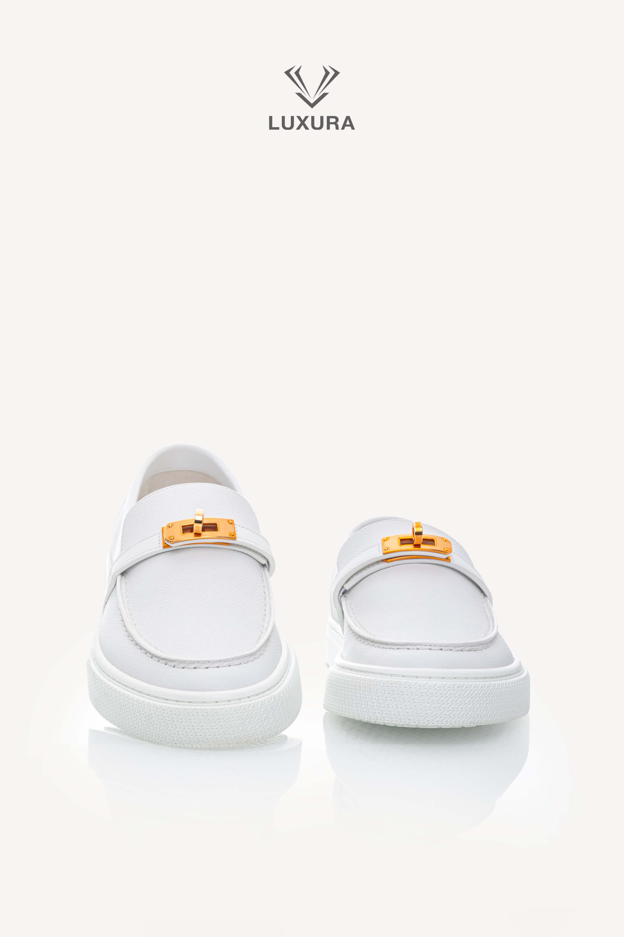 <span style="font-size: 10px;letter-spacing: .15em">HARD TO FIND</span><br> <strong>HERMES</strong><br> <div style="margin-top:10px;font-size:16px">Game Slip On Sneaker White 39.5</div><br> - Image 5