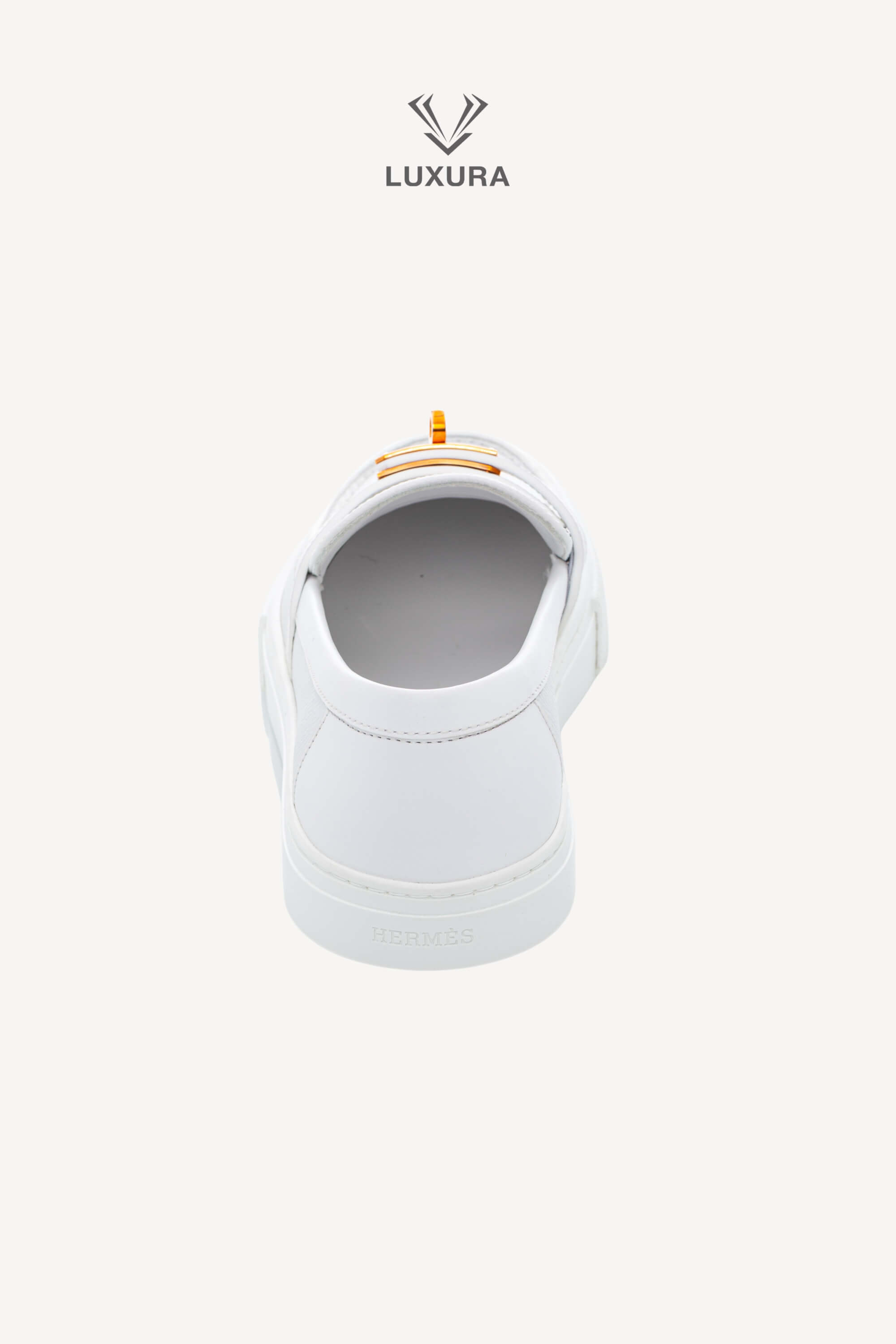 <span style="font-size: 10px;letter-spacing: .15em">HARD TO FIND</span><br> <strong>HERMES</strong><br> <div style="margin-top:10px;font-size:16px">Game Slip On Sneaker White 39.5</div><br> - Image 11