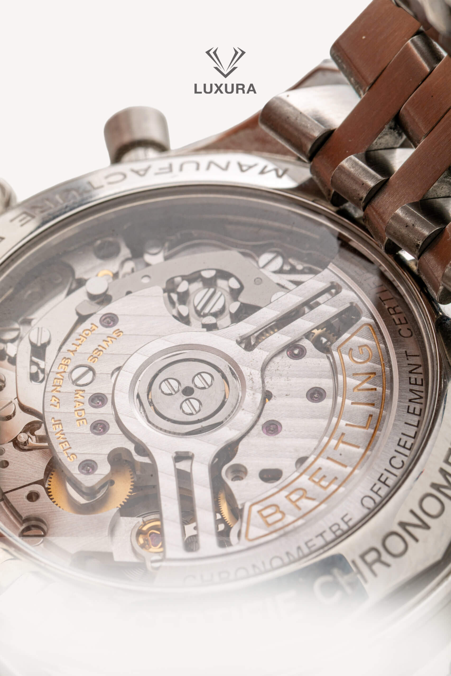 <span style="font-size: 10px;letter-spacing: .15em">BEST DEAL</span><br> <strong>BREITLING</strong><br> <div style="margin-top:10px;font-size:16px">Navitimer B01 Cronograph Watch AB0138241L1A1</div><br> - Image 18