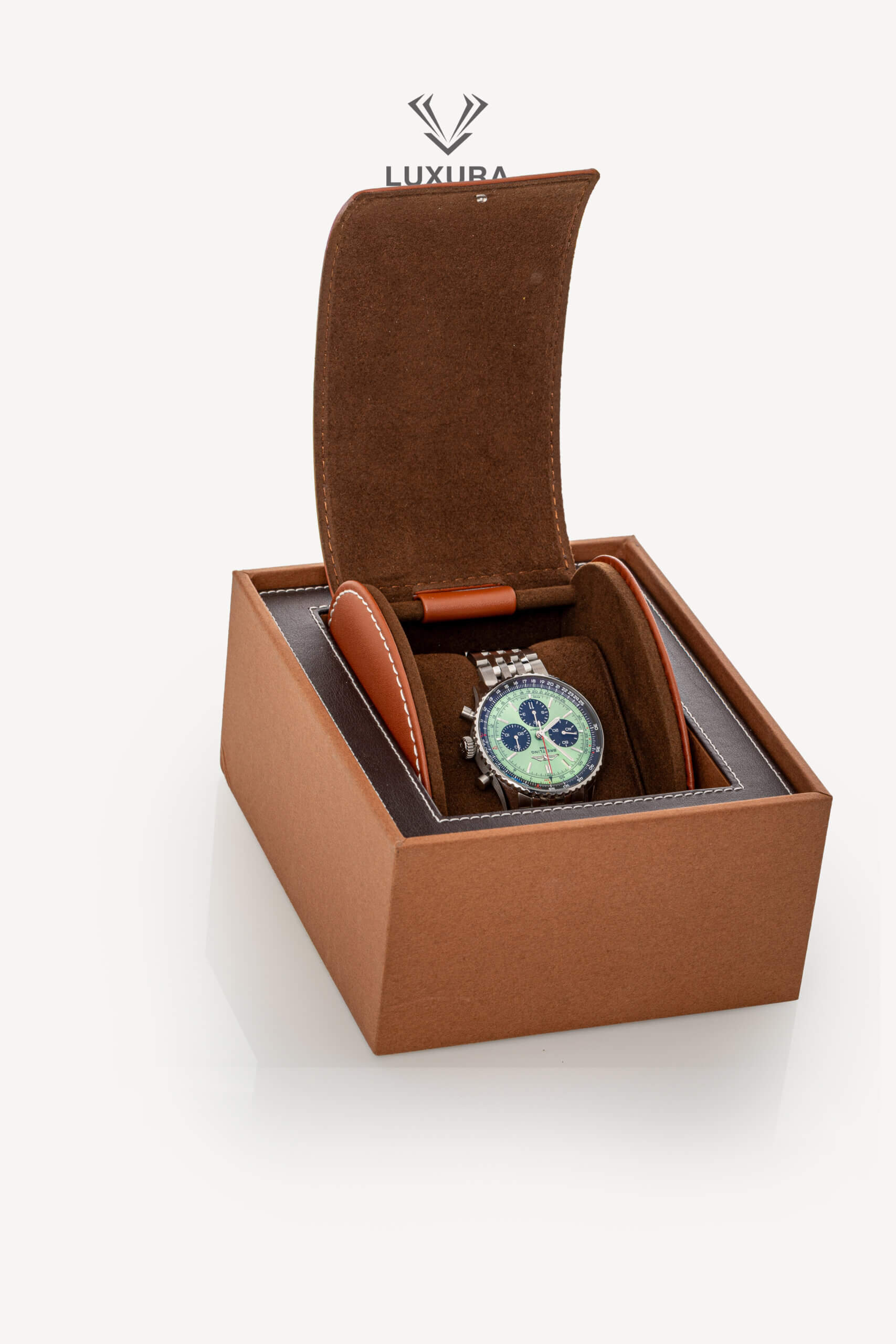 <span style="font-size: 10px;letter-spacing: .15em">BEST DEAL</span><br> <strong>BREITLING</strong><br> <div style="margin-top:10px;font-size:16px">Navitimer B01 Cronograph Watch AB0138241L1A1</div><br> - Image 2