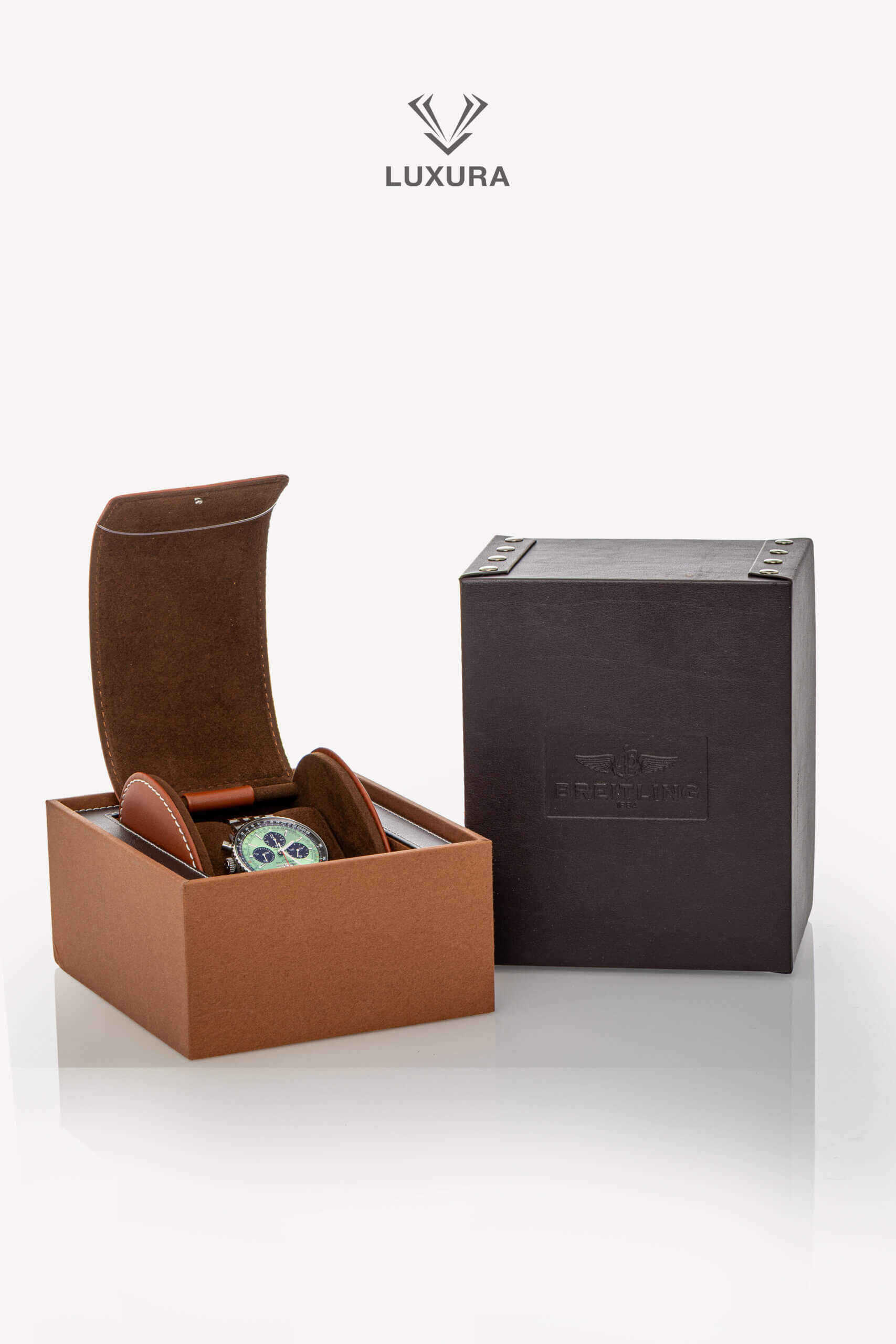 <span style="font-size: 10px;letter-spacing: .15em">BEST DEAL</span><br> <strong>BREITLING</strong><br> <div style="margin-top:10px;font-size:16px">Navitimer B01 Cronograph Watch AB0138241L1A1</div><br> - Image 6